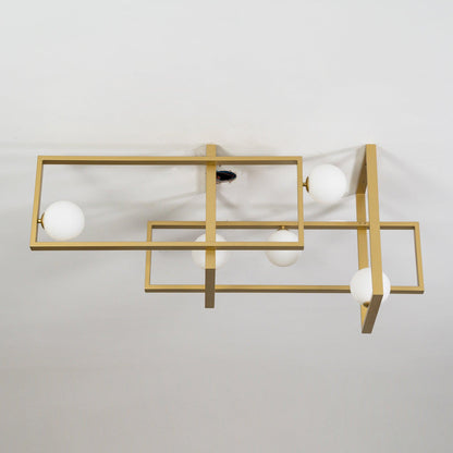 Mondrian Glass Ceiling Light