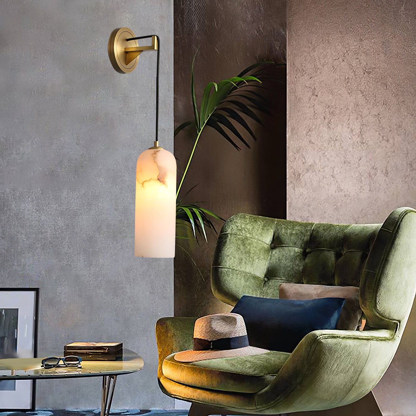 Monty Alabaster Wall Lamp