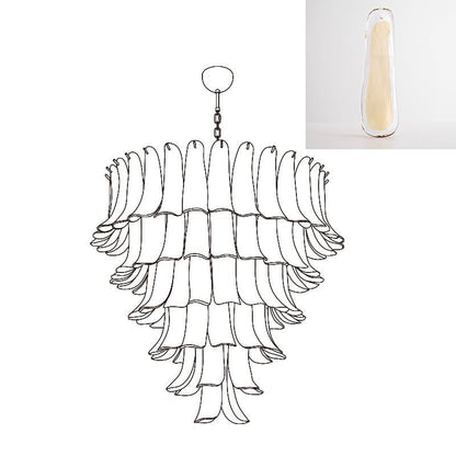 Murano Glass Petals Chandelier