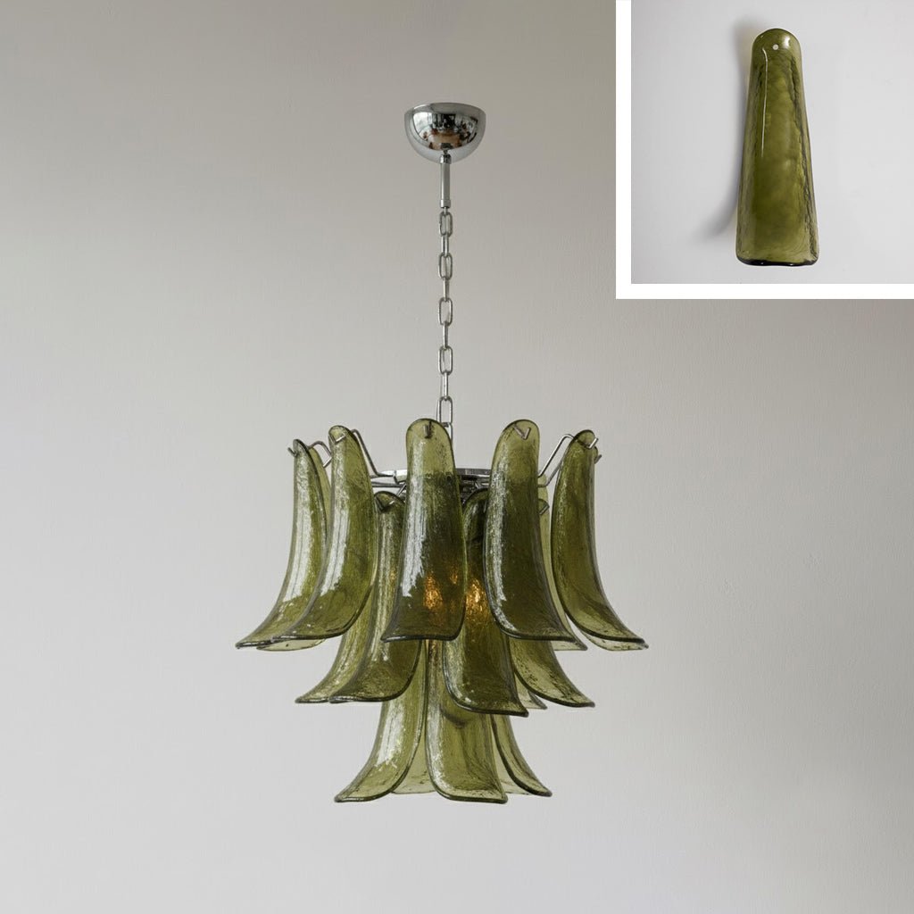 Murano Glass Petals Chandelier