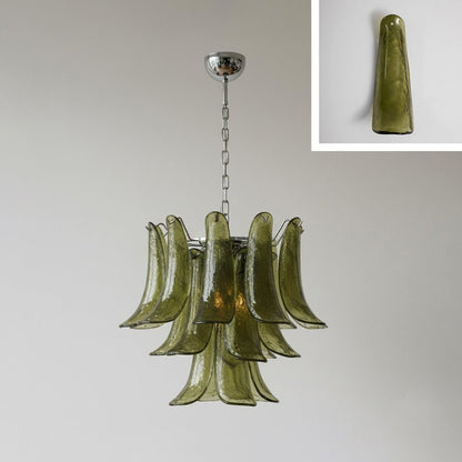 Murano Glass Petals Chandelier