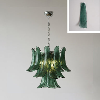 Murano Glass Petals Chandelier