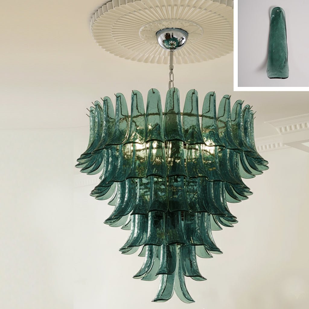 Murano Glass Petals Chandelier