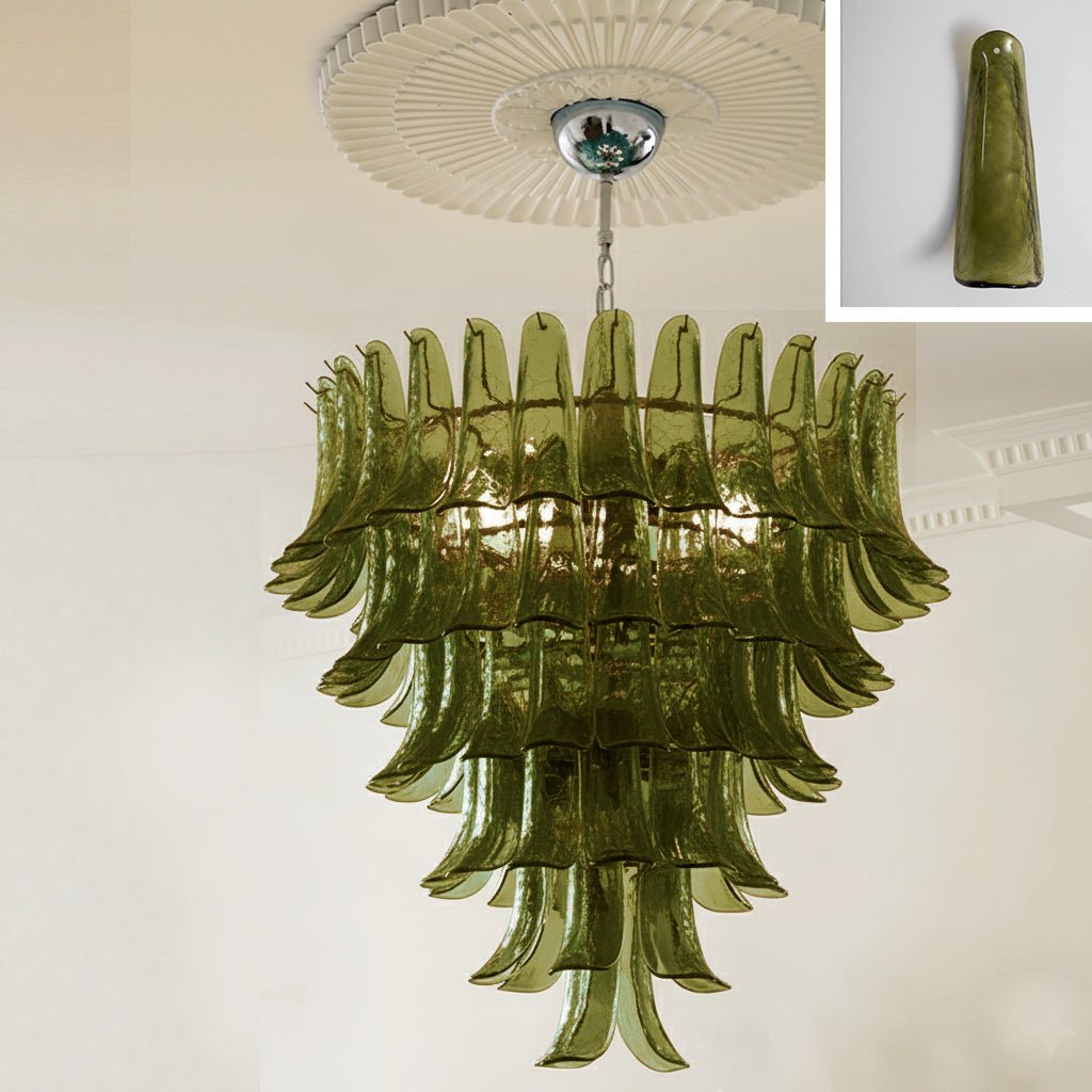 Murano Glass Petals Chandelier