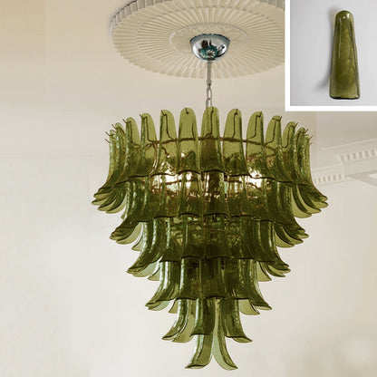 Murano Glass Petals Chandelier