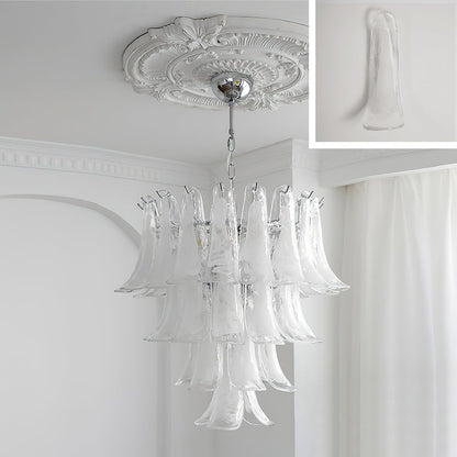 Murano Glass Petals Chandelier