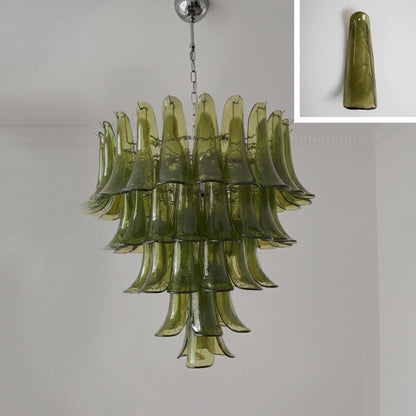 Murano Glass Petals Chandelier