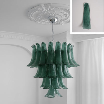 Murano Glass Petals Chandelier