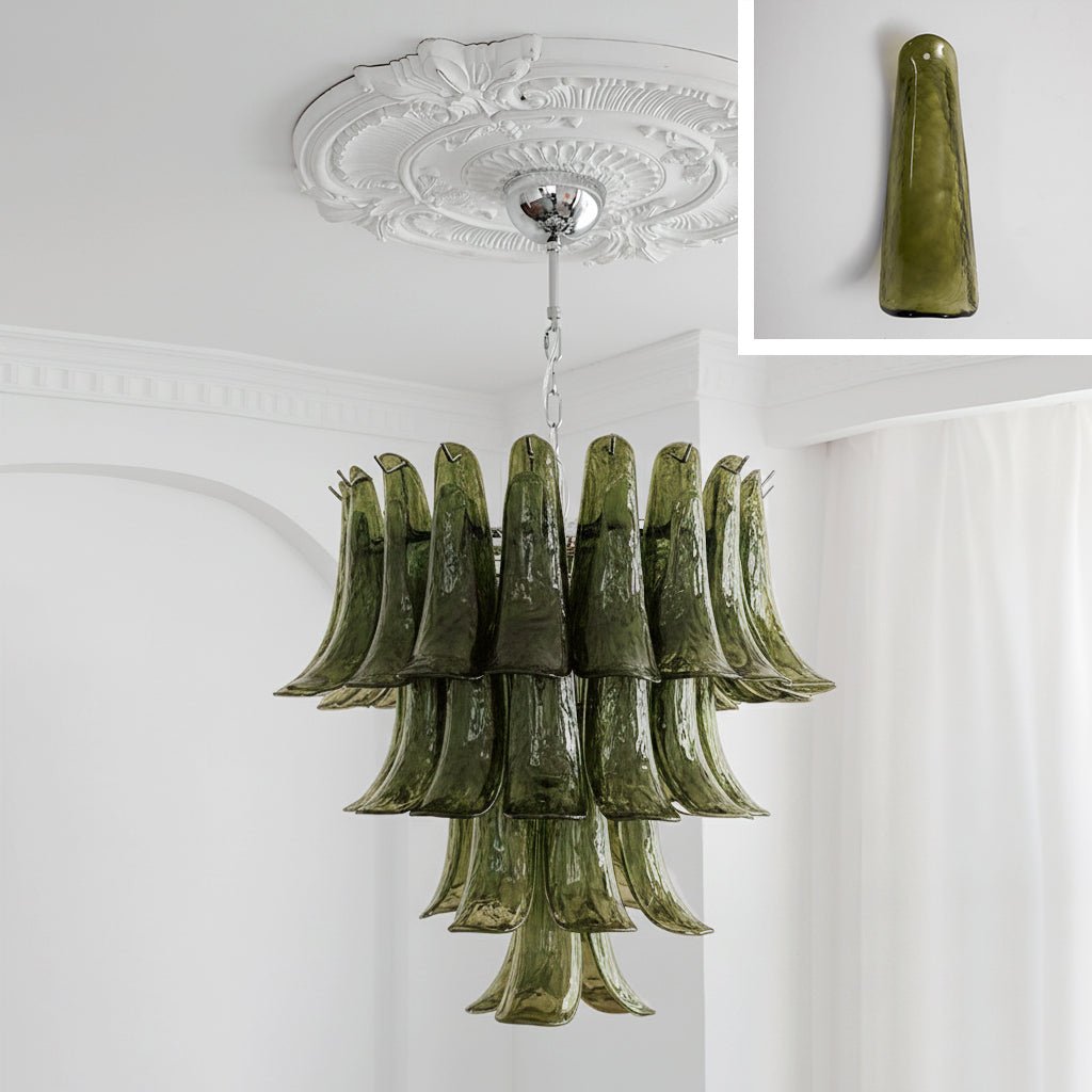 Murano Glass Petals Chandelier