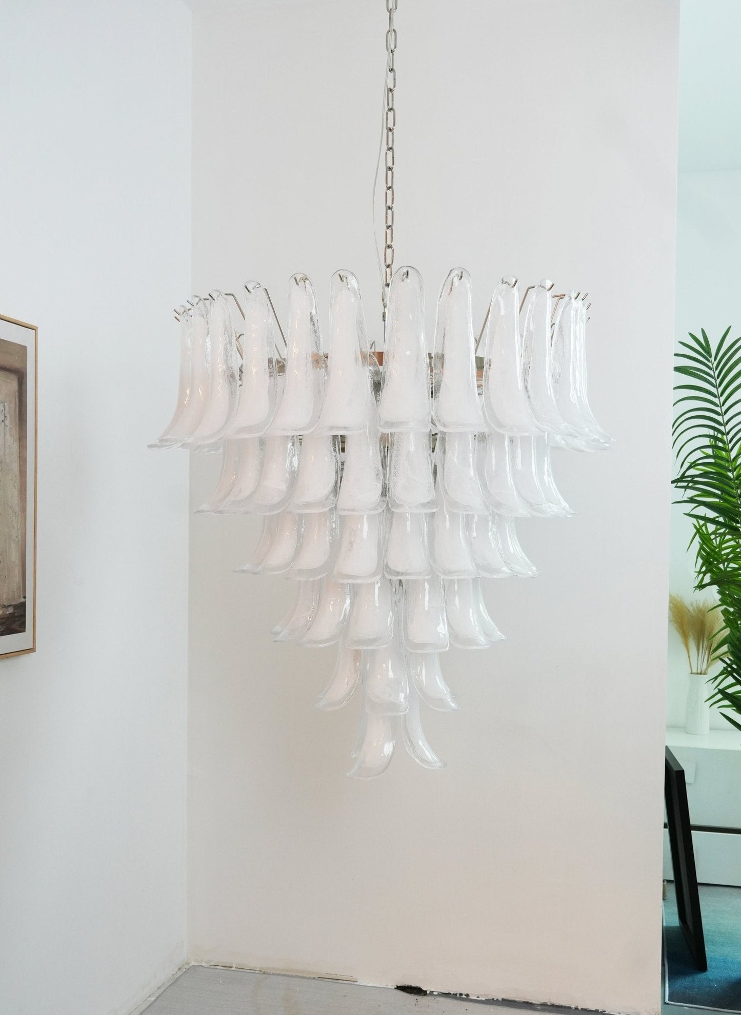 Murano Glass Petals Chandelier