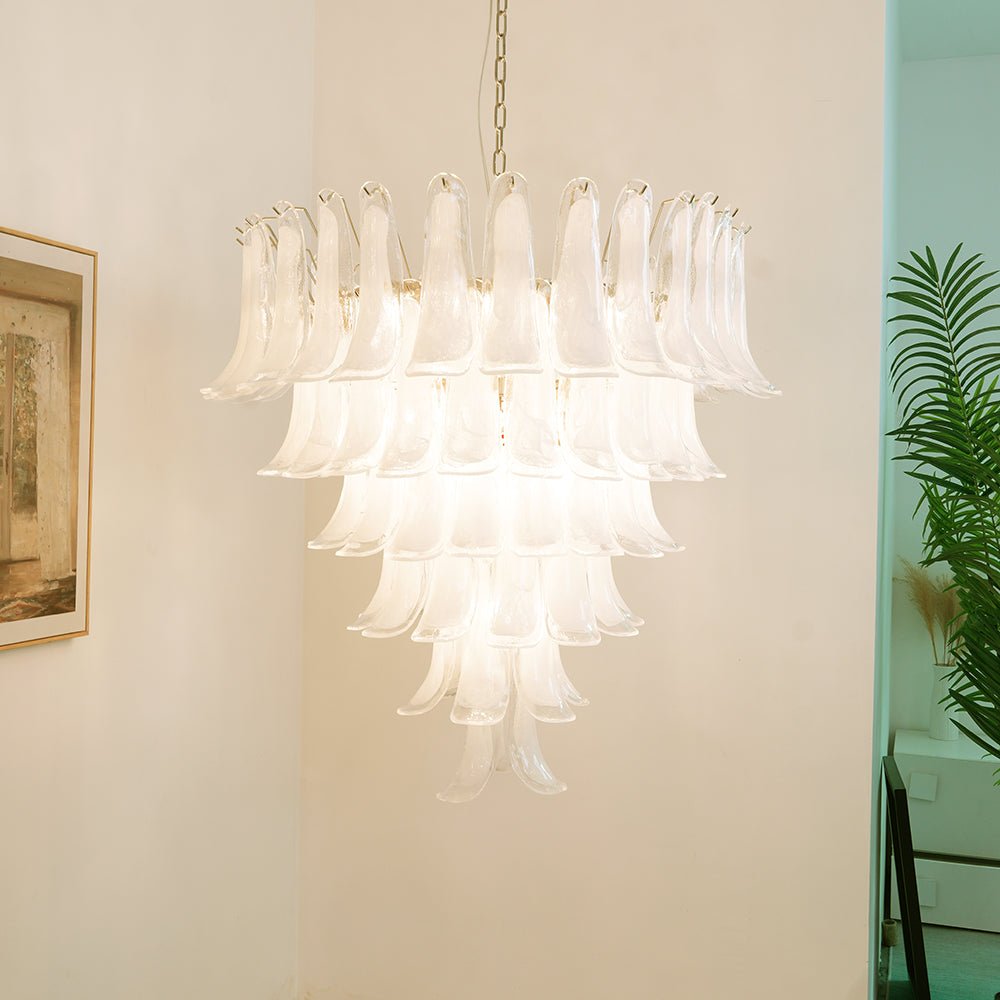 Murano Glass Petals Chandelier