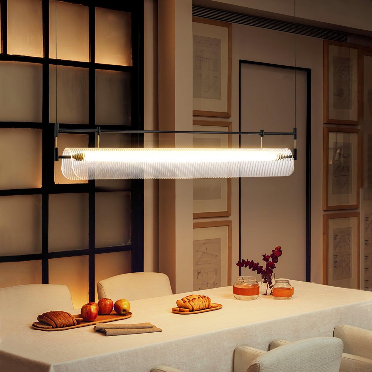 Linear Strip Chandelier