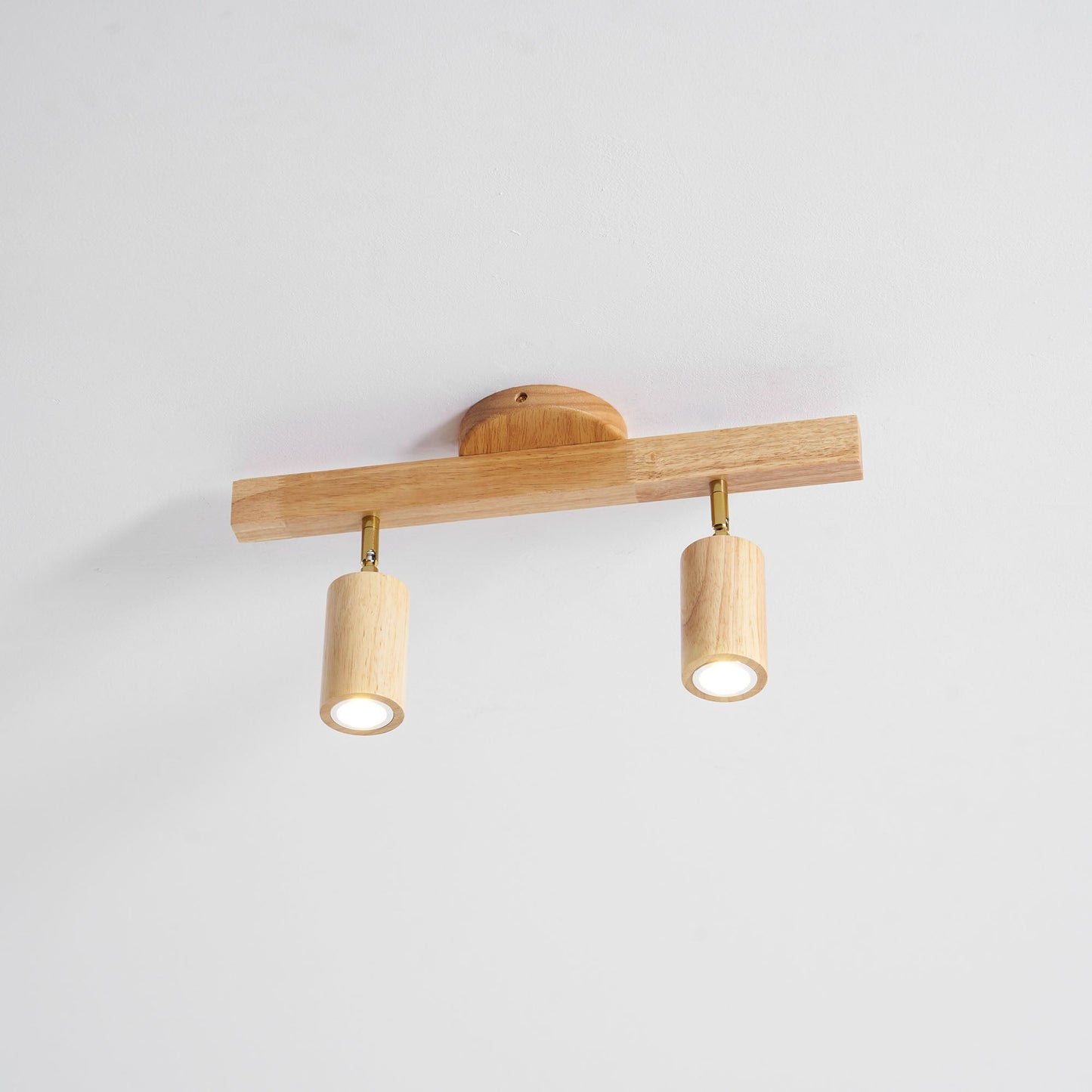 Natural Wood Beam Spotlight Light
