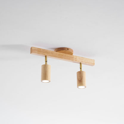 Natural Wood Beam Spotlight Light