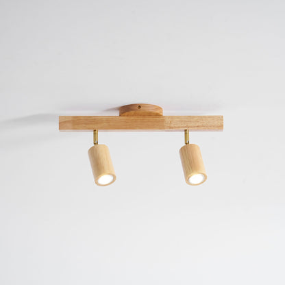 Natural Wood Beam Spotlight Light