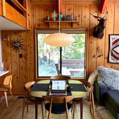 Élise Mulberry Silk Pendant Lamp