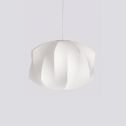 Élise Mulberry Silk Pendant Lamp