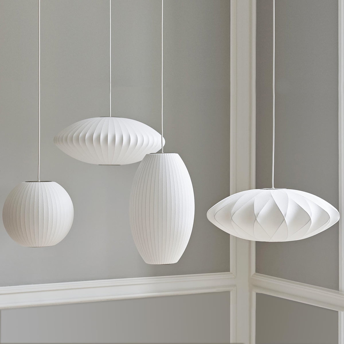 Élise Mulberry Silk Pendant Lamp