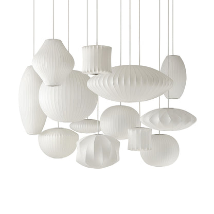 Élise Mulberry Silk Pendant Lamp