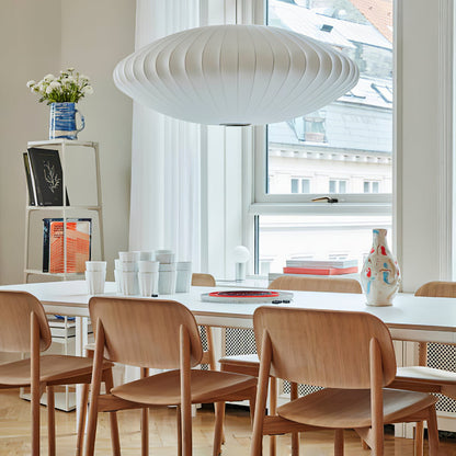 Élise Mulberry Silk Pendant Lamp