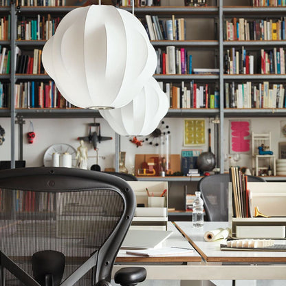 Élise Mulberry Silk Pendant Lamp