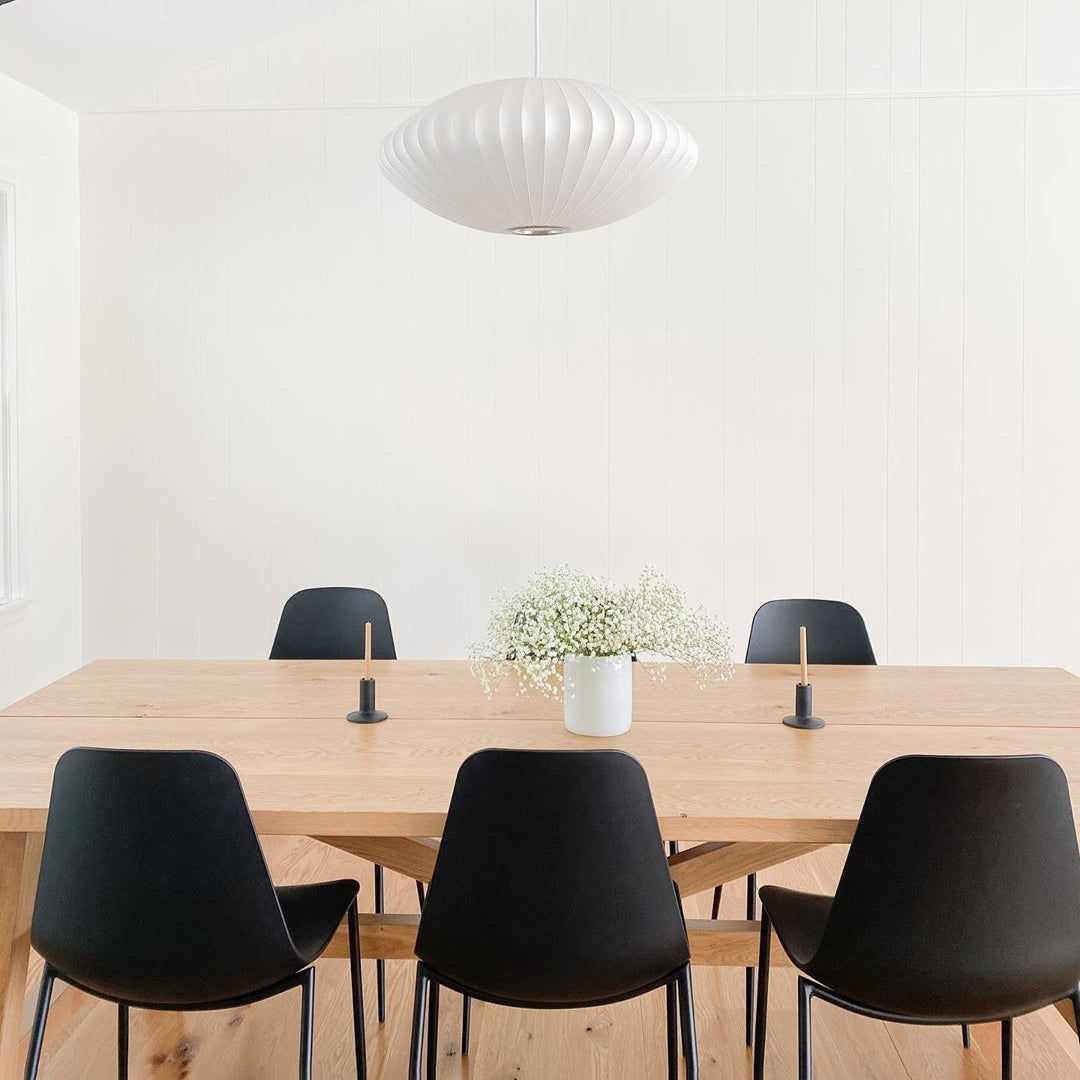 Élise Mulberry Silk Pendant Lamp