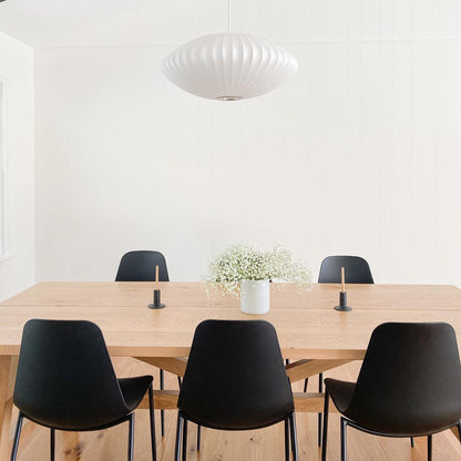 Élise Mulberry Silk Pendant Lamp