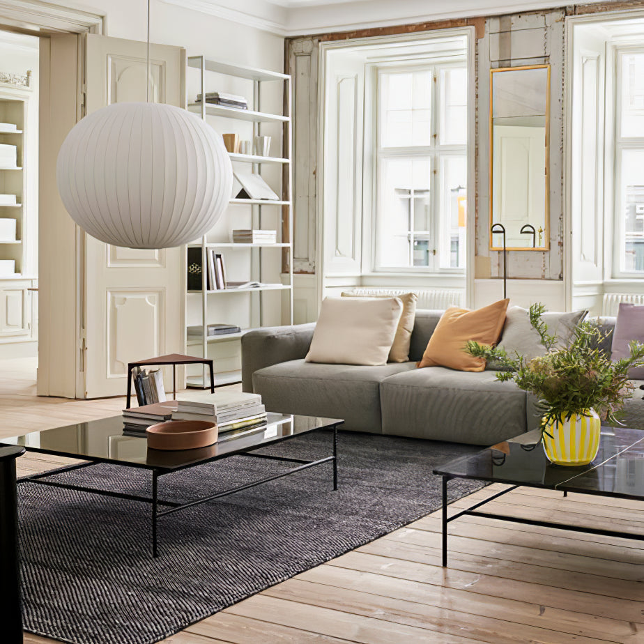 Élise Mulberry Silk Pendant Lamp