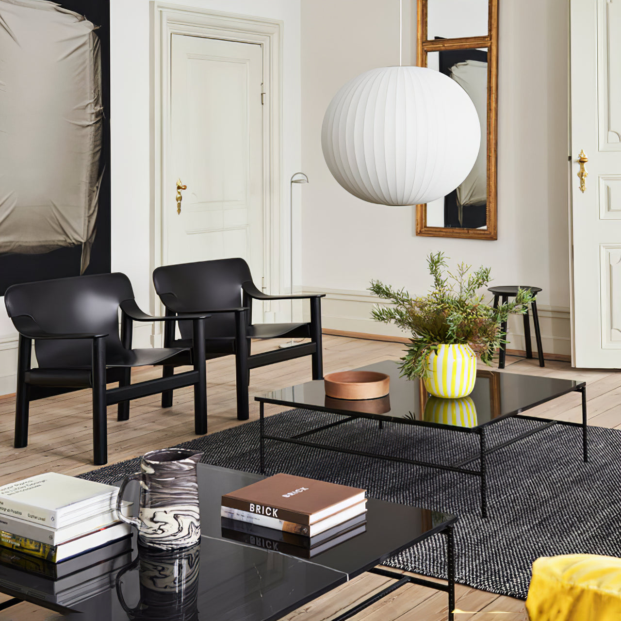 Élise Mulberry Silk Pendant Lamp