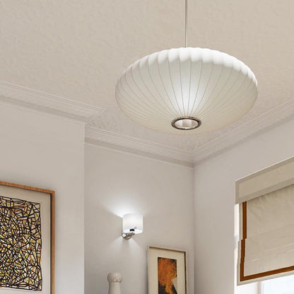 Élise Mulberry Silk Pendant Lamp