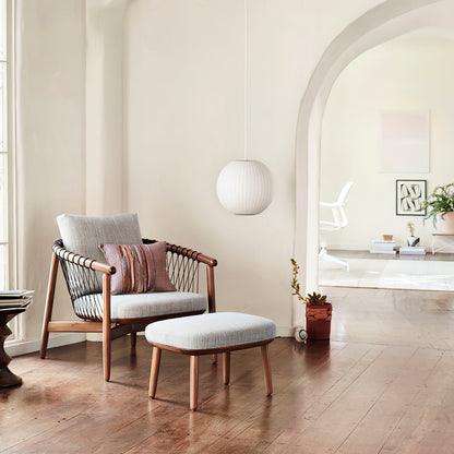 Élise Mulberry Silk Pendant Lamp