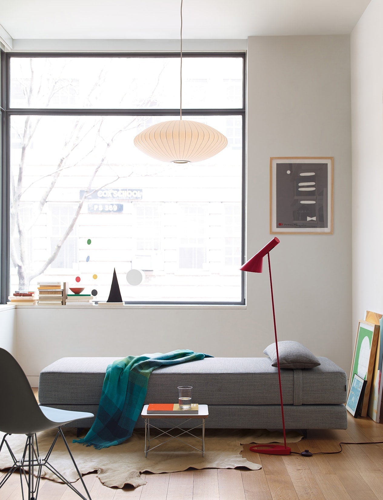 Élise Mulberry Silk Pendant Lamp
