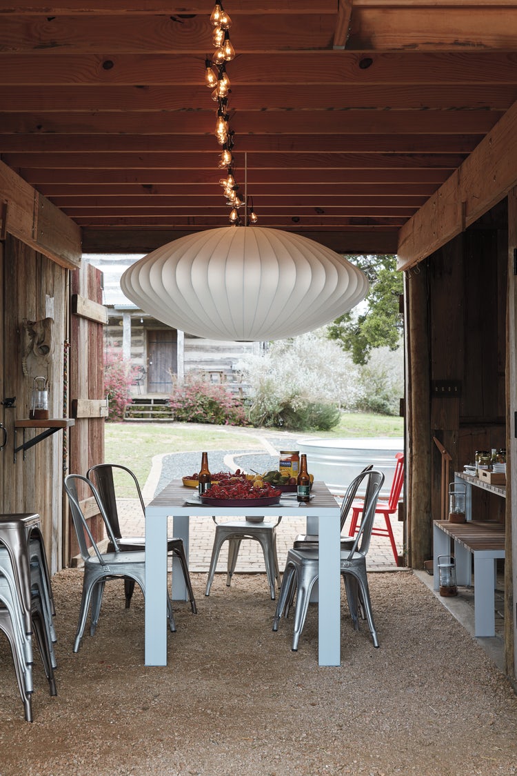 Élise Mulberry Silk Pendant Lamp