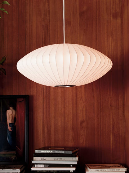 Élise Mulberry Silk Pendant Lamp