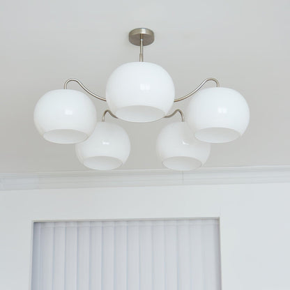 Glass Persimmon Chandelier