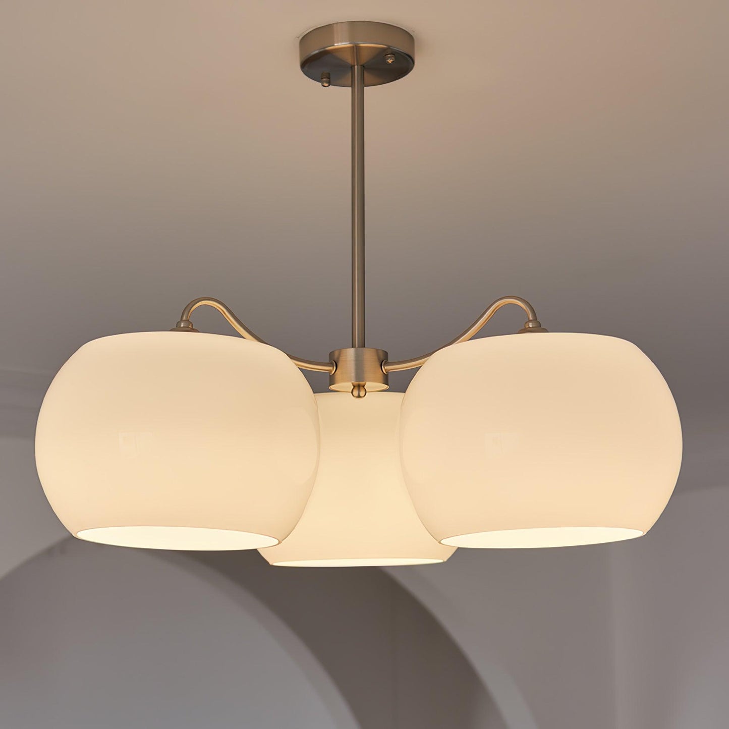 Glass Persimmon Chandelier