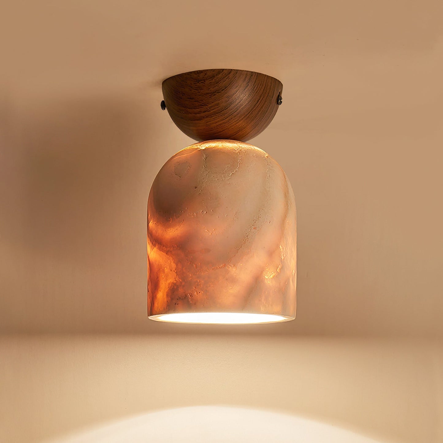 Noncu Travertine Ceiling Lamp