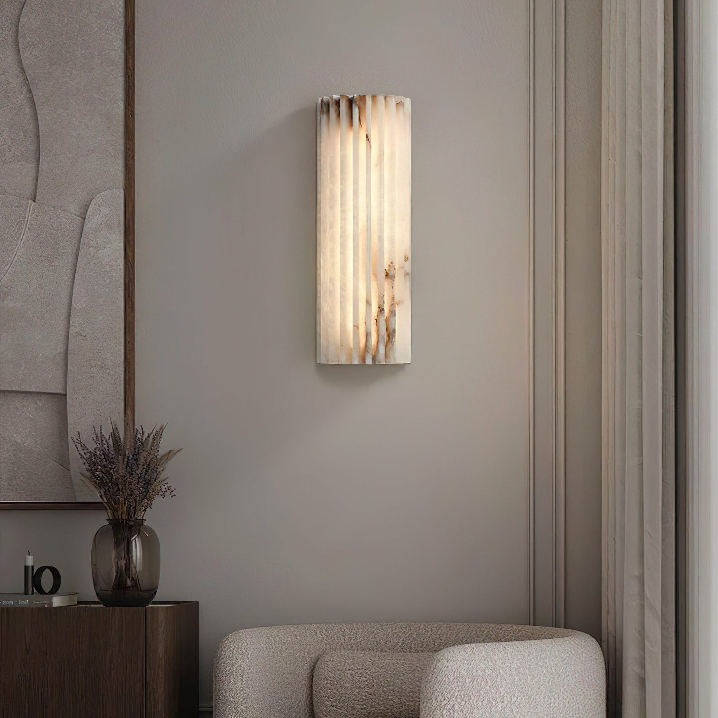 Ondas Alabaster Wall Lamp