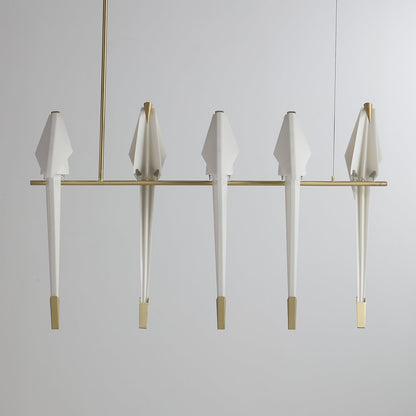 Paper Crane Bird LED Chandelier