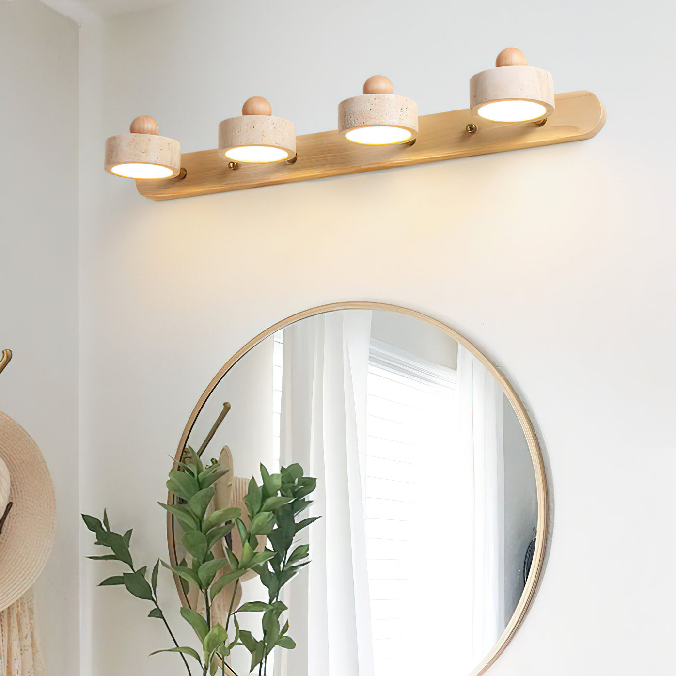 Piero Travertine Wall Lamp