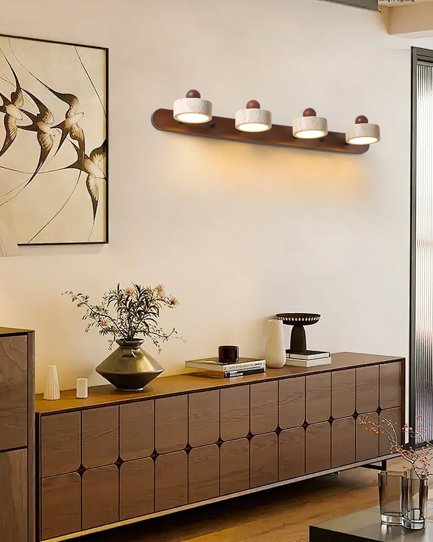 Piero Travertine Wall Lamp