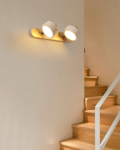 Piero Travertine Wall Lamp