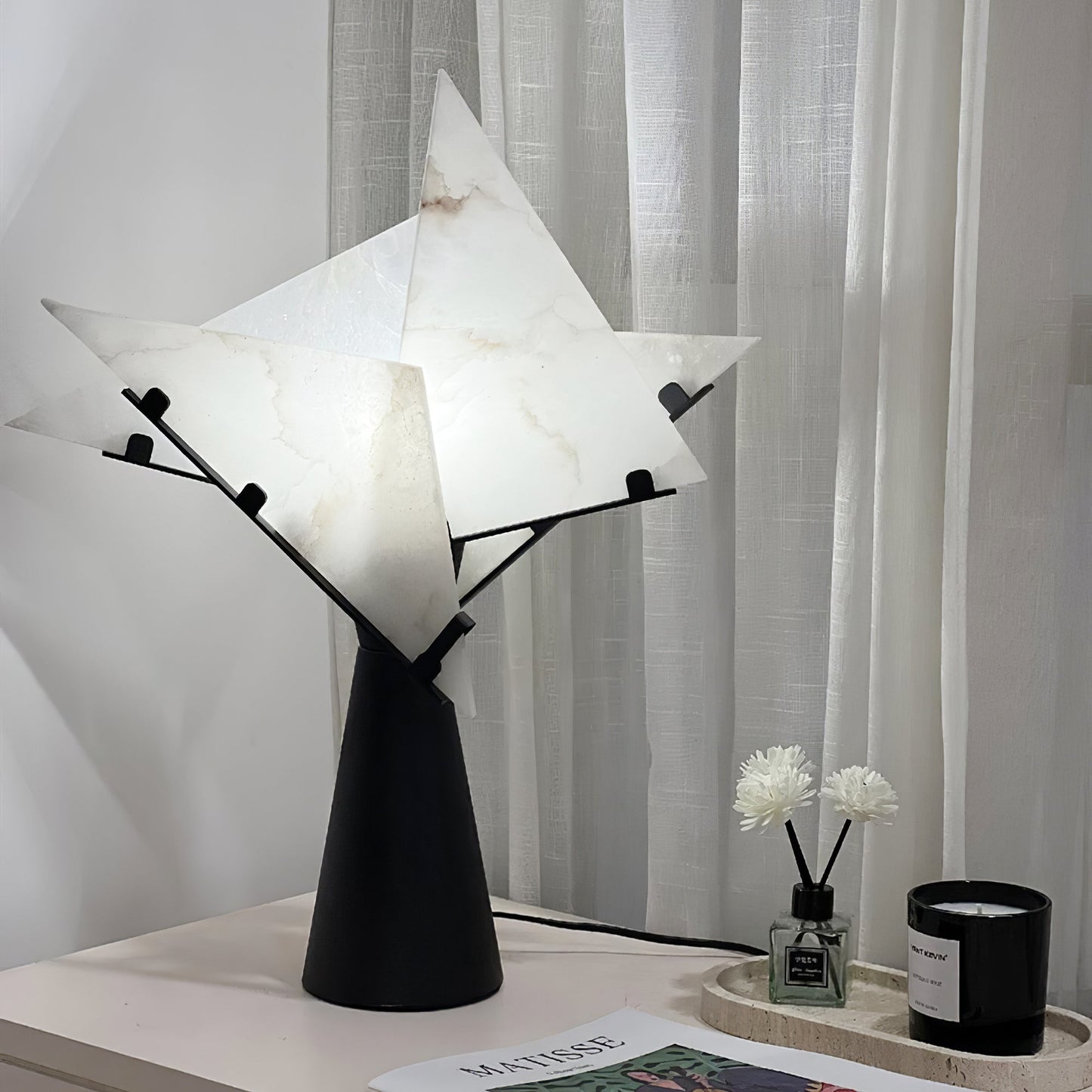 Pierre Chareau Alabaster Table Lamp
