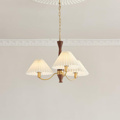 Pleated Chandelier