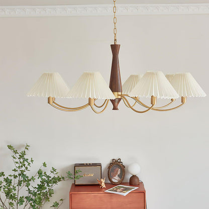 Pleated Chandelier