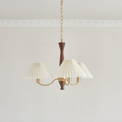 Pleated Chandelier