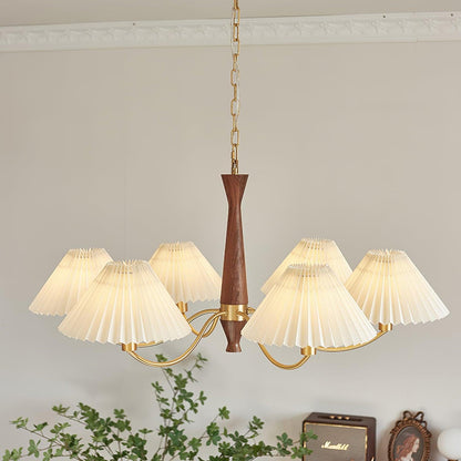 Pleated Chandelier