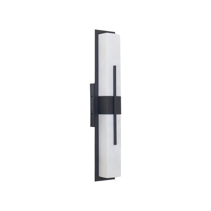 Possini Outdoor Alabaster Wall Light