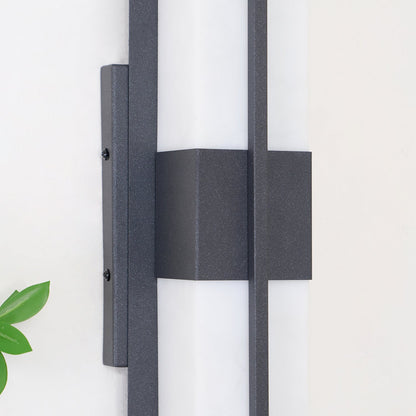 Possini Outdoor Alabaster Wall Light