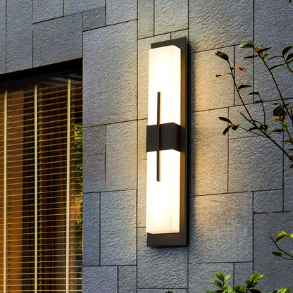 Possini Outdoor Alabaster Wall Light